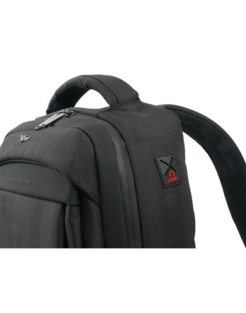 Plecak  na laptop Aeronautica Militare  z kolekcji Lightning w kolorze czarnym