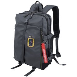 Plecak z miejscem na laptop Aeronautica Militare  z kolekcji Frecce w kolorze czarnym