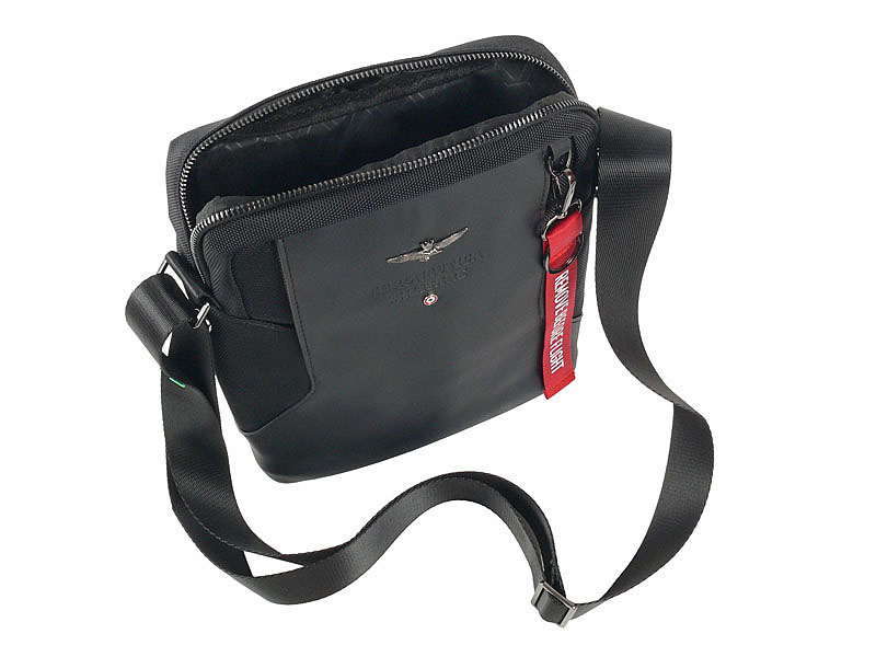 TOREBKA PRZEWIESZKA NA RAMIĘ AERONAUTICA MILITARE BOLT AM-491 NE CZARNY NERO - obrazek 4